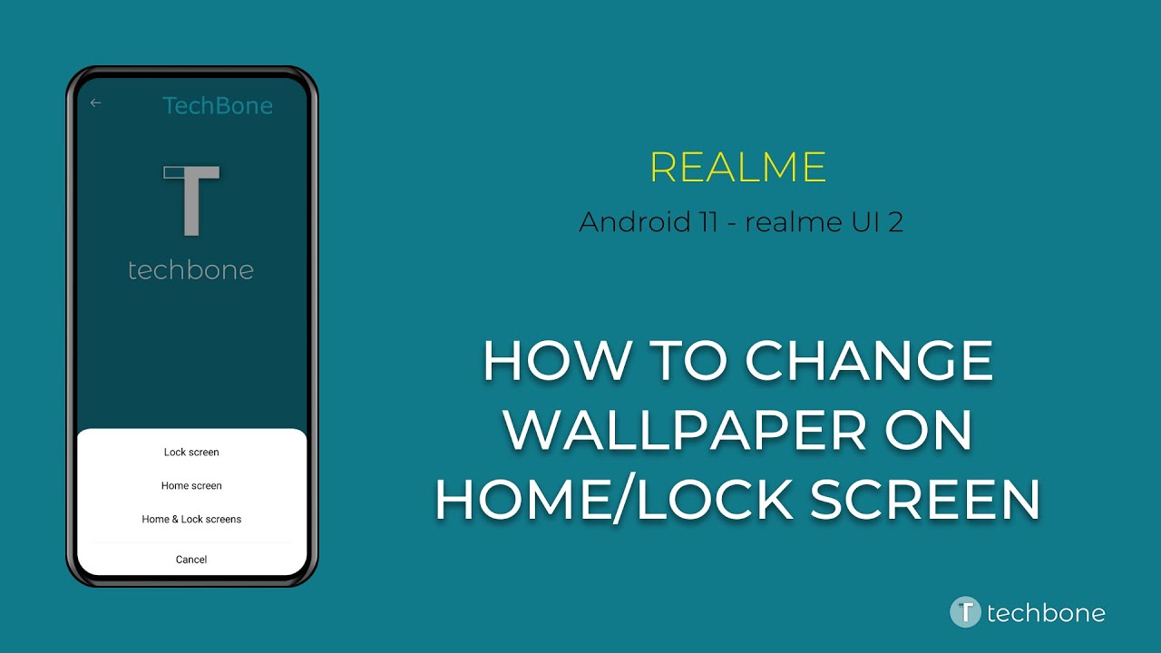 How to Change Wallpaper on Home/Lock screen – realme [Android 11 – realme UI 2]