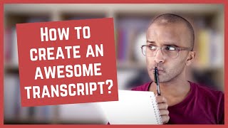 Famous How to be awesome at creating, editing, structuring and uploading a transcript? [CC] Net Worth