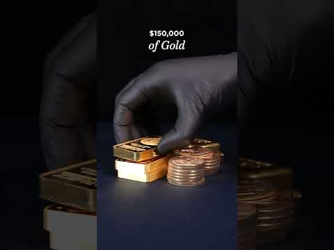 Tumpukan emas bertambah dari $50.000 menjadi $150.000. #apmex #logammulia (Harga mencerminkan tanggal pengambilan gambar)