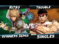 TideRunners Split 4 #2- TIDE| Ritsu (Pokemon Trainer, Shulk) Vs. FBG| Trouble (Ryu) SSBU