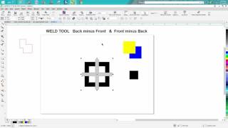 Famous Corel Draw Tips & Tricks Weld Tool Front minus back and more Profile