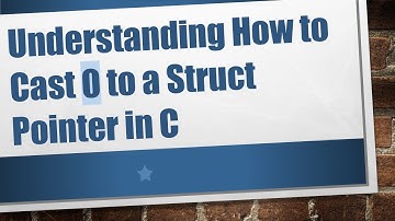Understanding How to Cast 0 to a Struct Pointer in C