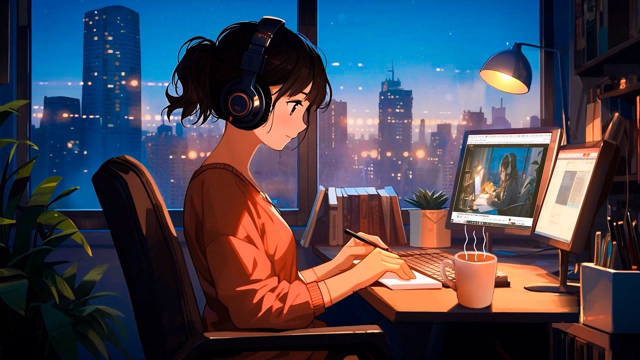 Daily Work Space  Lofi Deep Focus Study  Work Concentration chill lo fi hiphop beats