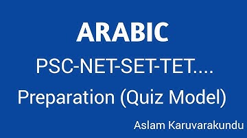 NET/SET/JRF/PSC/K-TET............ Examination preparation