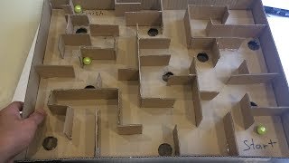 How to make Amazing game | Board game marble labyrinth from Cardboard