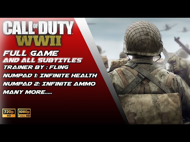 Call of Duty: World at War Cheats & Trainers for PC