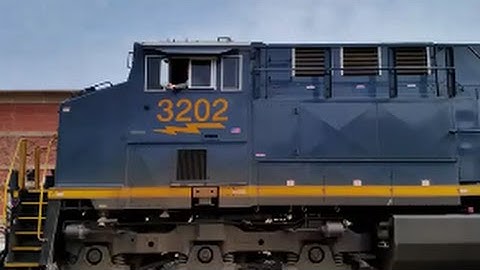 [CSX]3202 ES44AH & ES44AH Leads & I742-14 Tropicana & EXTREME Hornshow In Fayetteville NC & Doppler