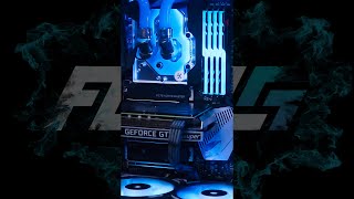 Custom Watercooling Build - Filling with EK Cryofuel #Shorts