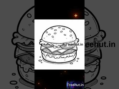 Burger Coloring Pages - 4648