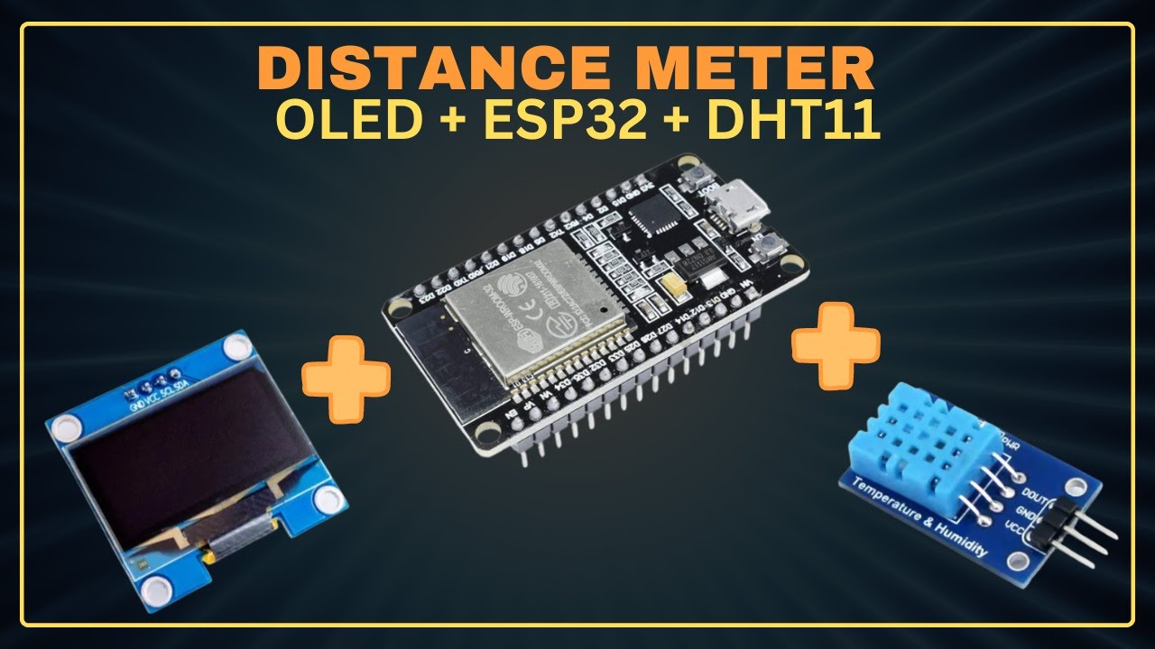 Temperature and Humidity Monitor Using ESP32 , OLED and DHT11 - YouTube