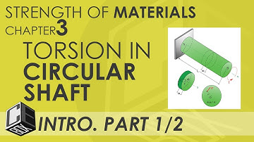 Mechanics of Deformable Bodies   Chapter 3 Torsion Introduction Part 1 (PH)