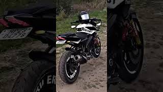 NS 200 modified Whatsapp status 💕 white colour Bajaj Pulsar ns 200 pate 2 #shorts #status #short