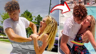DUCT TAPED To My Boyfriend For 24 Hours! *With Our Baby*