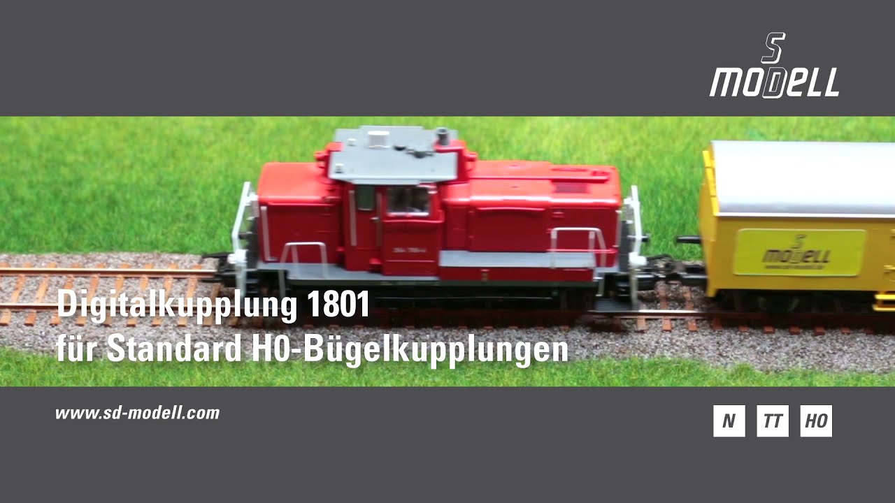 SD-Digitalkupplung 1801 für die Spurweite H0