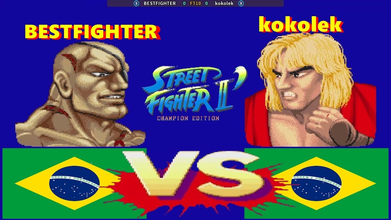 Street Fighter II': Champion Edition- BESTFIGHTER vs kokolek FT10