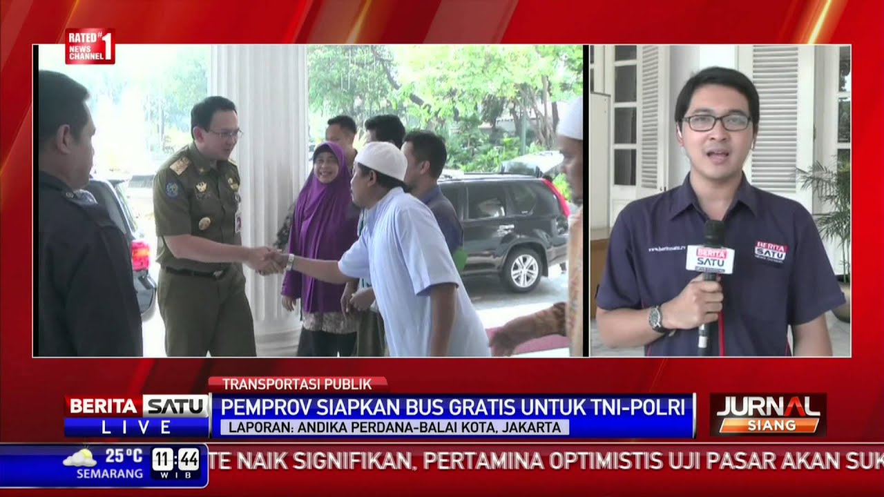 facebook official ahok Bus Gratis  TNI DKI untuk Pemprov  Polri YouTube Siapkan