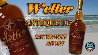 Weller Antique 107 Bourbon Beach Review. #bourbonhunting #bourbonreview