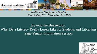 Beyond the Buzzwords: What Data Literacy Really Looks Like for Students and Librarians