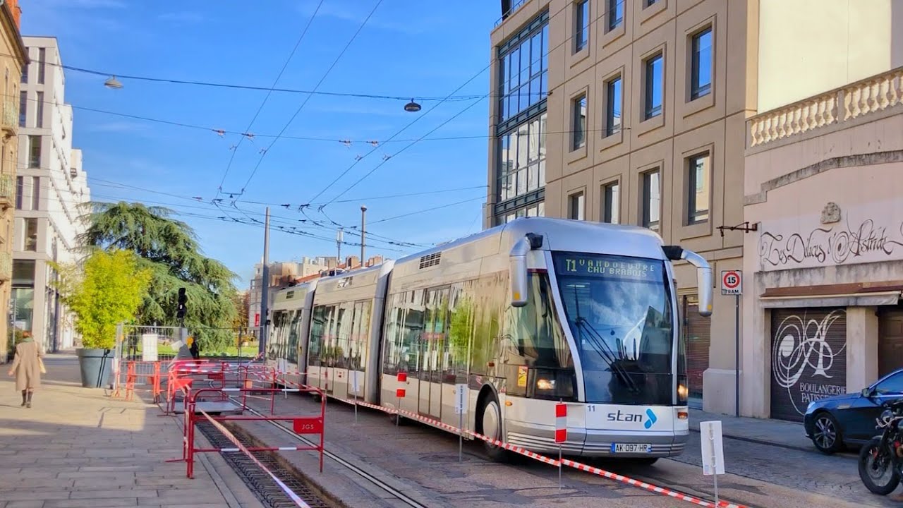 Travaux - Alternat sur la ligne du TVR en plein centre-ville !