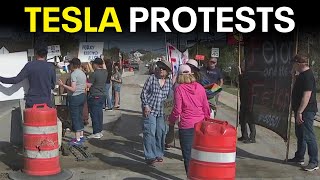 Tesla protest in Austin | FOX 7 Austin