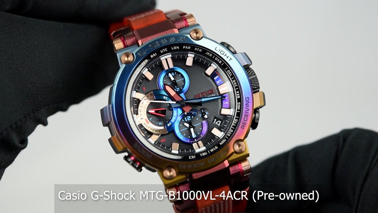 Casio G-Shock MT-G MTG-B1000VL-4A (Pre-owned) - YouTube