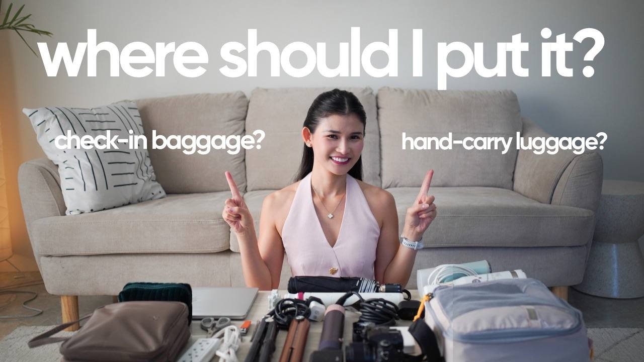 hand-carry or carry-on? where should I place the item? - YouTube