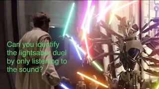 Can you identify the lightsaber duel by only listening to the sound? (Star Wars Quiz)
