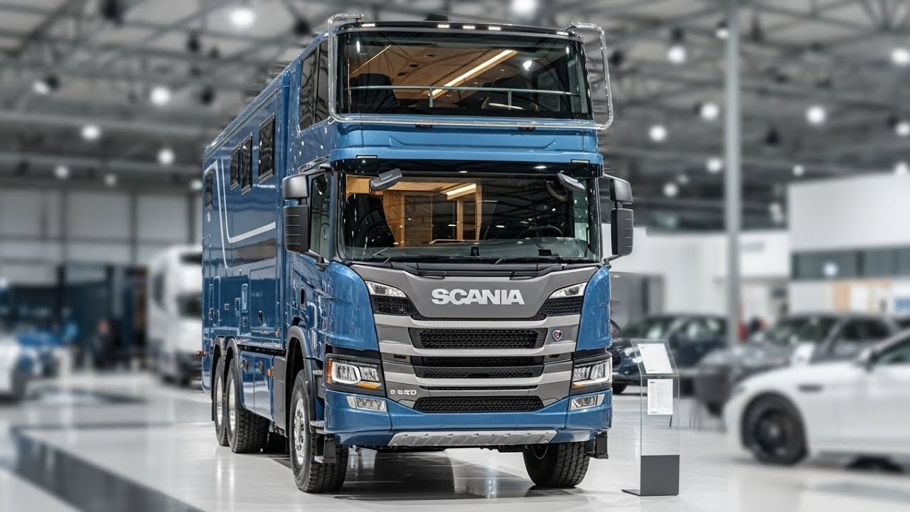 2026 Scania Double Decker 6x6 — самый мощный автодом будущего