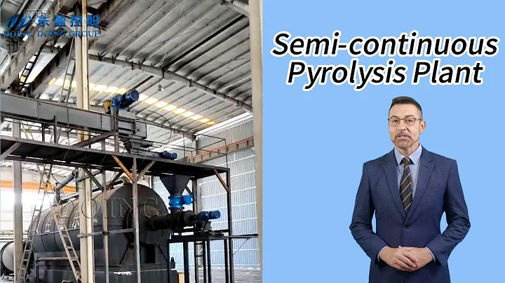 Semi-continuous Pyrolysis Plant for recycling crushed rubber tyre/Plastic particles to Fuel Oil