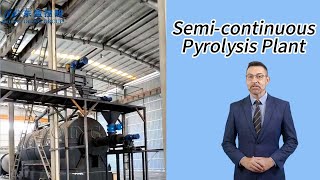 Semi-continuous Pyrolysis Plant for recycling crushed rubber tyre/Plastic particles to Fuel Oil by DOING Waste Tire Plastic Pyrolysis Plant 206 views 1 month ago 57 seconds