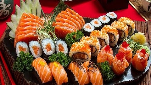 Hướng dẫn cách làm Sushi cá hồi – công thức 1
