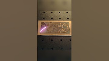 ComMarker b4 JPT MOPA fiber laser engraver work on PCB