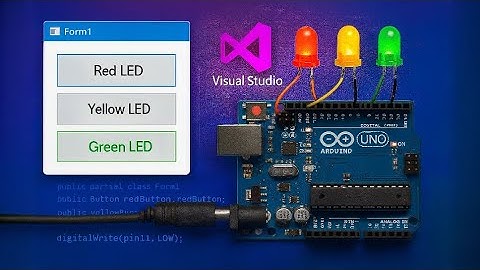 How I Controlled LEDs Instantly with C# WinForm & Arduino