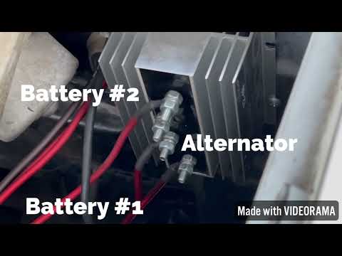 Dual Battery Isolator installation.