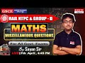 🔴LIVE: Railway NTPC &amp; Group D Maths | Miscellaneous Questions Practice | By Sayan Sir | GSCE Digital