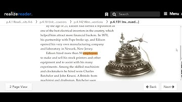 Inventing the Future ( read by Realize Reader) Reading Street Grade 6 Unit 4 week 5