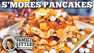 Smores Pancakes on the Blackstone Griddle