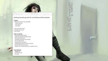 Hacking RF With Software Defined Radio - Intro 0x00