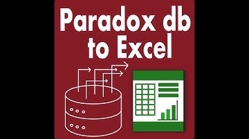 Paradox db to Excel