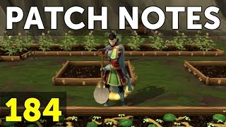 RuneScape Patch Notes #184 - 29th August 2017
