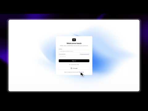 Modern Authentication UI Design | Login, Signup & Password Reset Flow (SaaS UI)