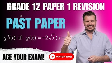 Grade 12 Maths Paper 1 | Calculus | NSC Past Paper 2025 | Matric Exam Prep ( NSC | CAPS | DBE)