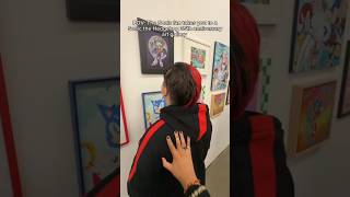 SONIC THE HEDGEHOG FANS WHEN THEY GO TO AN ART GALLERY