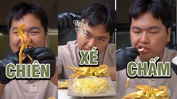 Các Cách Tôi "Thịt" Phô Mai Hun Khói - Xé, Chiên, Chấm Sữa | Hải Đăng Review