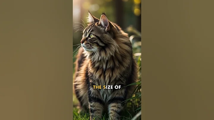 Video 9673171: big maine coon cat, big savannah cat, giant cat, domestic cat, cat house