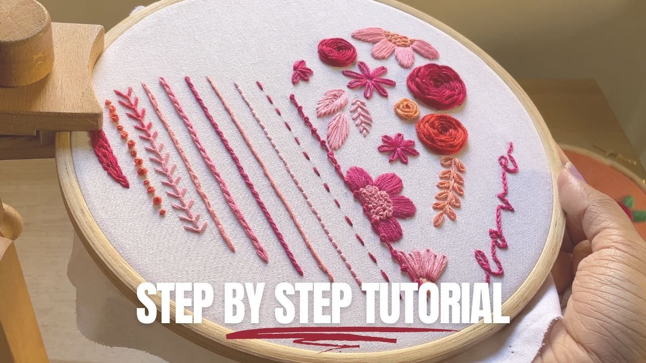 Beginner Friendly Hand Embroidery | Step by Step Tutorial by Knot Your ...