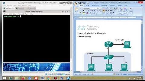 CyberOps Lab 5.3.7 - Introduction to Wireshark