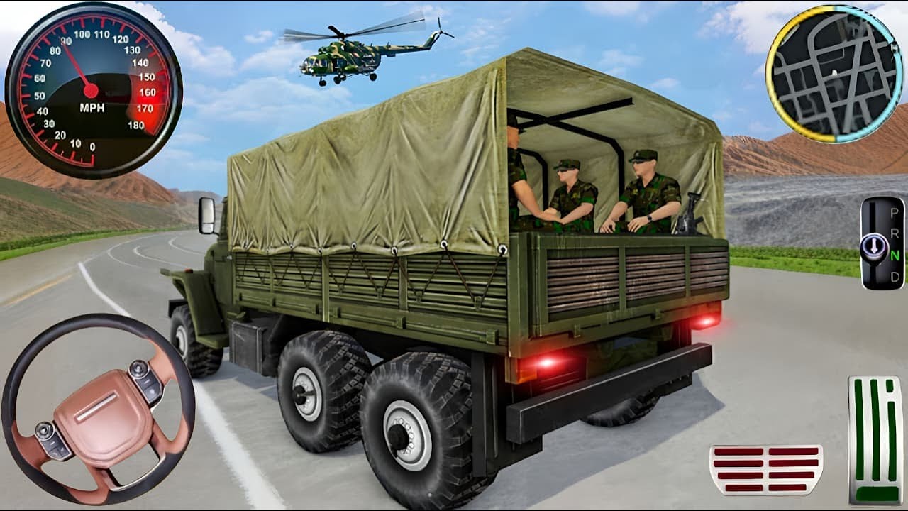 Army Truck Driving Cargo Games - US Offroad Army Truck Driving 3D 2025 - Andriod Gameplay