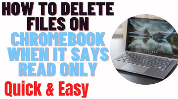 how to delete files on chromebook when it says read only 2024