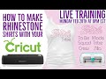 FREE live Training | How to Make Rhinestone Shirts with your Cricut Machine and TRW Magic Flock